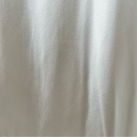 Quince Women’s 100% Washable Silk Cream Maxi Above Ankle Slip Skirt Resort Wear - Picture 8 of 16